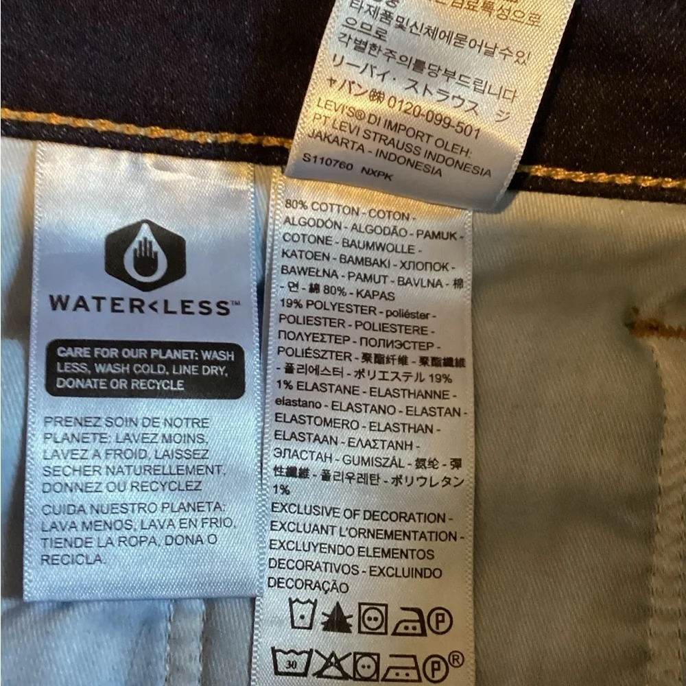 NWOT Levi Strauss & Co Size‎ 30 Women's Dark Blue Jeans